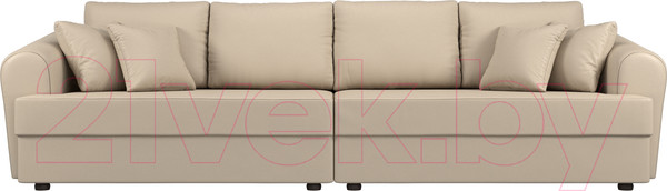 Изображение товара Диван Лига Диванов Милтон / 100668 (экокожа бежевый)