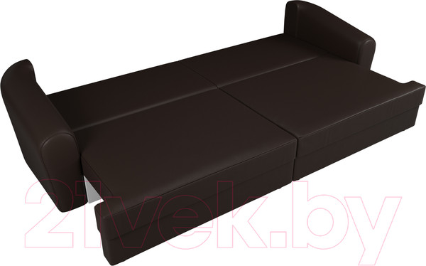 Изображение товара Диван Лига Диванов Милтон / 100670 (экокожа коричневый)