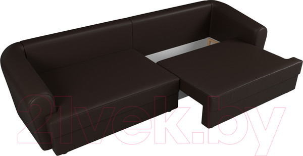 Изображение товара Диван Лига Диванов Милтон / 100670 (экокожа коричневый)