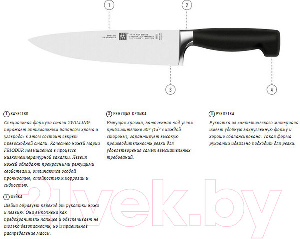 Изображение товара Нож Zwilling Four Star 31070-161