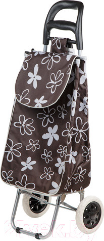 Изображение товара Сумка-тележка Perfecto Linea 42-307011 (коричневый, цветы)