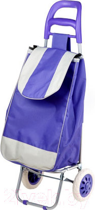 Изображение товара Сумка-тележка Perfecto Linea 42-307022 (фиолетовый, полоска)