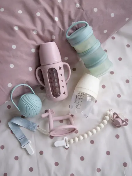 Изображение товара Чехол для бутылочки Paomma Стеклянной (240мл, Light Grey)