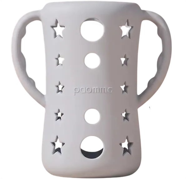 Изображение товара Чехол для бутылочки Paomma Стеклянной (240мл, Light Grey)