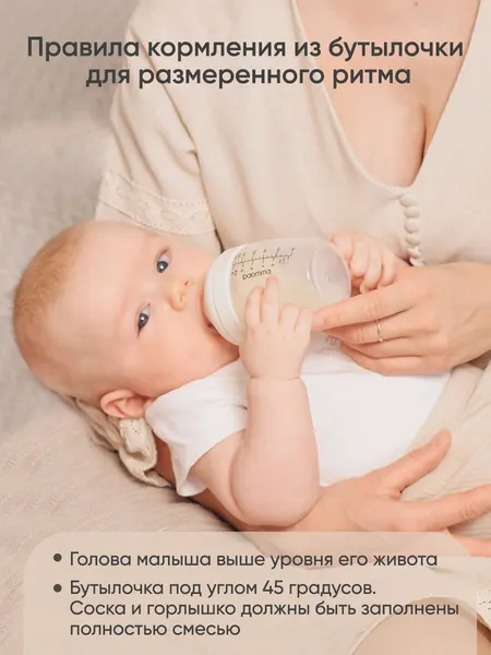 Изображение товара Набор сосок Paomma Для бутылочки из силикона L 6-9 мес (2шт)