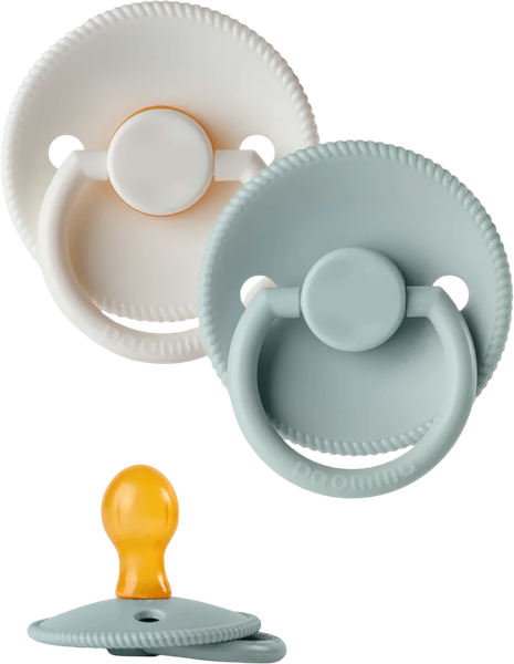 Изображение товара Набор пустышек Paomma M 6-18 мес (2шт, Buttercream/Sage)