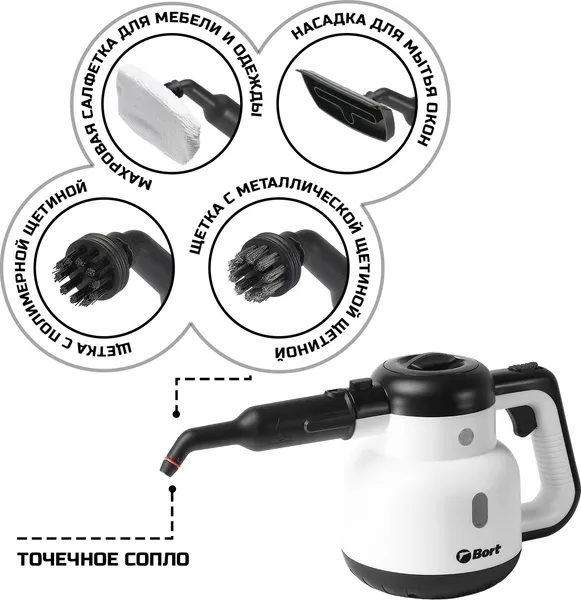 Изображение товара Пароочиститель Bort BDR-1900 (93413212)