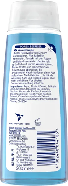 Изображение товара Тоник для лица Clearasil Pore Cleanser Face Toner (200мл)