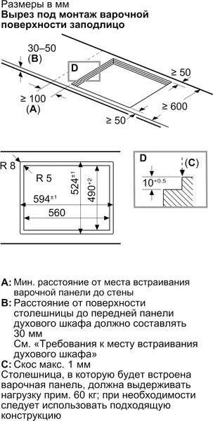 Изображение товара Газовая варочная панель Bosch Serie 6 PPP6A2I40R