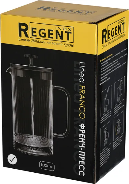 Изображение товара Френч-пресс Regent Inox Franсo 80-002