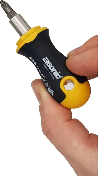 Изображение товара Рукоятка отверточная Felo Ergonic Stubby 1/4" / 46902540