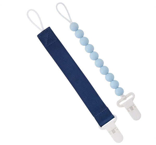 Изображение товара Набор держателей для пустышки Paomma 2шт (Navy/Baby Blue)