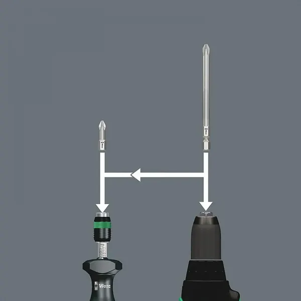 Изображение товара Набор бит WERA Kraftform Kompakt 60 Torque 1.2-3.0 Нм / 05059293001