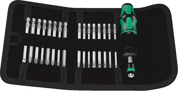Изображение товара Набор бит WERA Kraftform Kompakt 60 Torque 1.2-3.0 Нм / 05059293001
