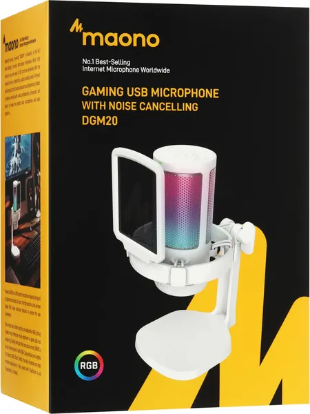 Изображение товара Микрофон Maono DGM20 (белый)