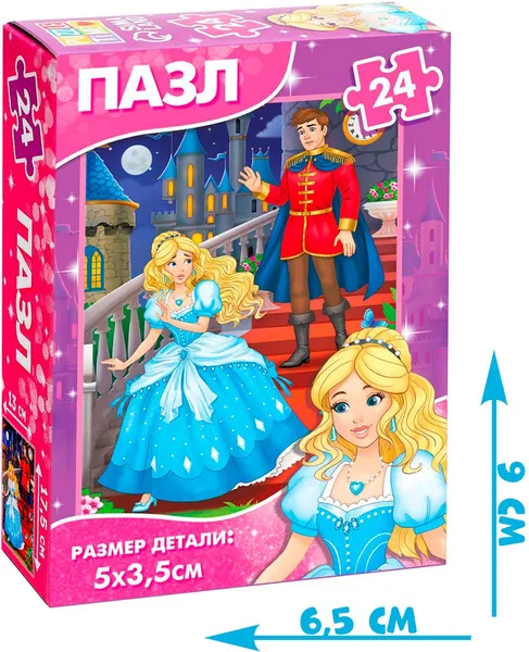 Изображение товара Пазл Puzzle Time Детские сказки / 7984247 (24эл)