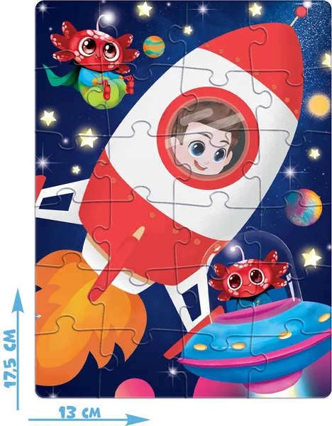 Изображение товара Пазл Puzzle Time В космосе / 7005850 (24эл)