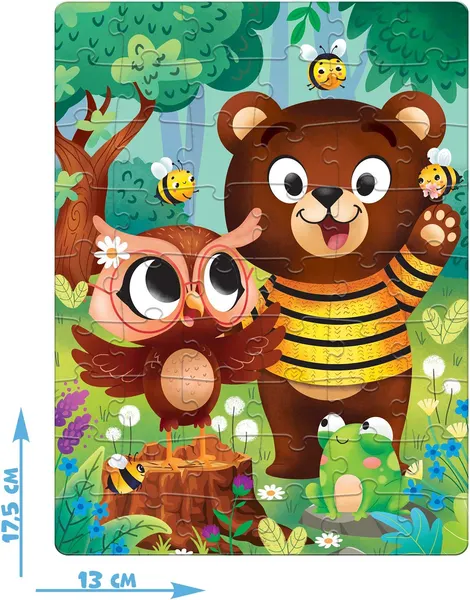Изображение товара Пазл Puzzle Time Бурый медвежонок / 7795241 (54эл)