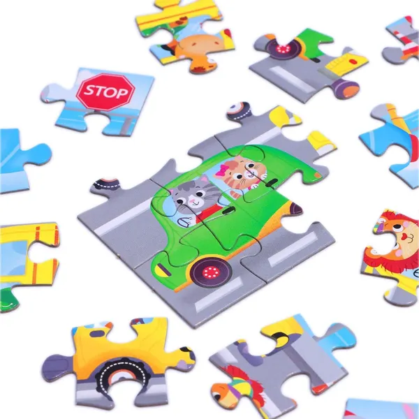 Изображение товара Пазл Puzzle Time В городе / 7005865 (24эл)