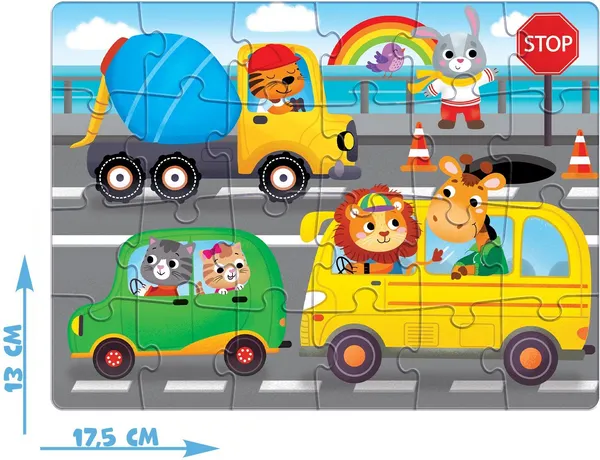 Изображение товара Пазл Puzzle Time В городе / 7005865 (24эл)