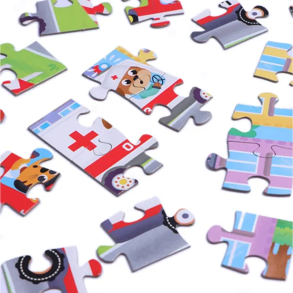 Изображение товара Пазл Puzzle Time Полезные машины / 7005855 (24эл)