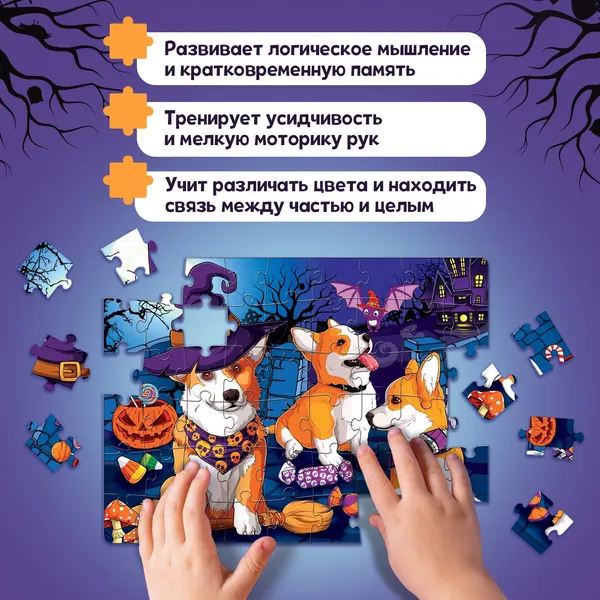 Изображение товара Пазл Puzzle Time Ужасно милые корги / 9815531 (54эл)
