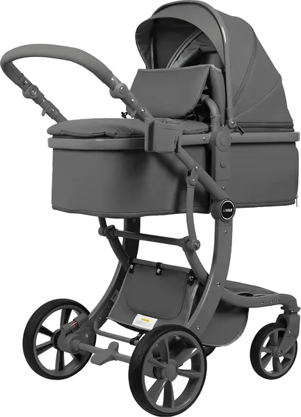 Изображение товара Детская универсальная коляска Aimile Adventurer PU / ADVPU-22 (темно-серый)