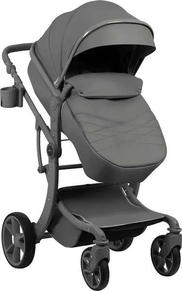 Изображение товара Детская универсальная коляска Aimile Adventurer PU / ADVPU-22 (темно-серый)