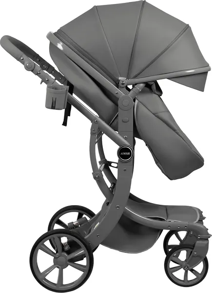 Изображение товара Детская универсальная коляска Aimile Adventurer PU / ADVPU-22 (темно-серый)