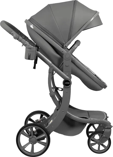 Изображение товара Детская универсальная коляска Aimile Adventurer PU / ADVPU-22 (темно-серый)