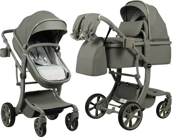 Изображение товара Детская универсальная коляска Aimile Adventurer PU / ADVPU-20 (хаки)