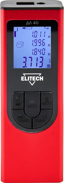 Изображение товара Лазерный дальномер Elitech ДЛ 40 / 204767