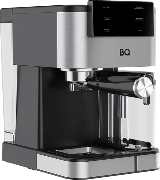Изображение товара Кофеварка эспрессо BQ ECM1090A (стальной/черный)