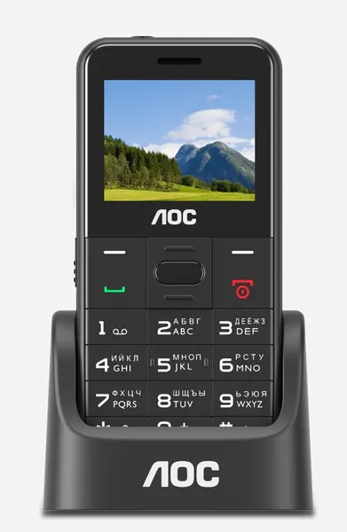Изображение товара Мобильный телефон AOC A205 / CTA205BK/00 (черный)