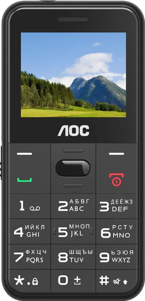 Изображение товара Мобильный телефон AOC A205 / CTA205BK/00 (черный)