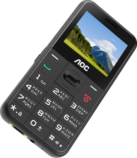 Изображение товара Мобильный телефон AOC A205 / CTA205BK/00 (черный)