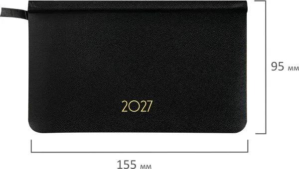 Изображение товара Еженедельник Brauberg Select 2027 / 118181 (черный)