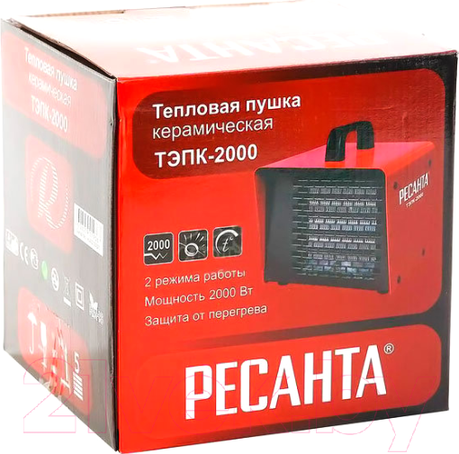 Изображение товара Тепловая пушка электрическая Ресанта ТЭПК-2000 (67/1/21)
