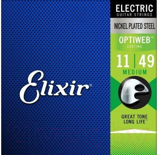 Изображение товара Струны для электрогитары Elixir Strings 19102 / 11-49