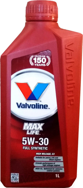 Изображение товара Моторное масло Valvoline Maxlife C3 5W30 / 872369 (1л)