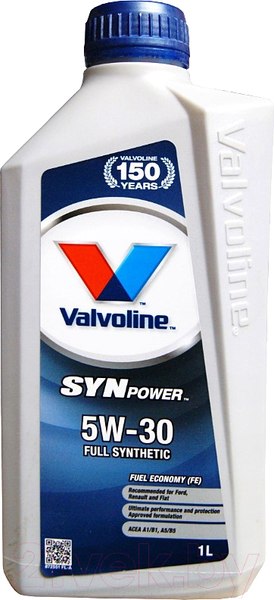 Изображение товара Моторное масло Valvoline SynPower FE 5W30 / 872551 (1л)
