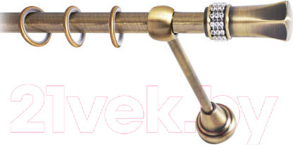 Изображение товара Карниз для штор Lm Decor Севилла 120 1р гладкий (антик, 2.4м)