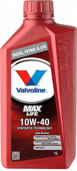 Изображение товара Моторное масло Valvoline MaxLife 10W40 / 872295 (1л)