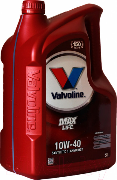 Изображение товара Моторное масло Valvoline MaxLife 10W40 / 872297 (5л)