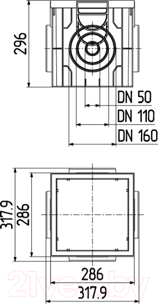 Изображение товара Дождеприемник Ecoteck ДИ 03405000 (черный)