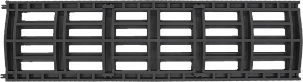 Изображение товара Решетка водоприемная Ecoteck Medium B-125 / ДИ 02305000 (черный)