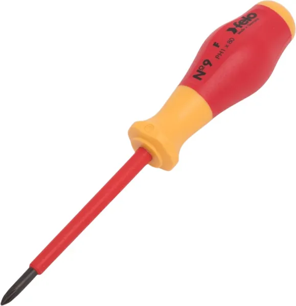 Изображение товара Отвертка Felo Диэлектрическая крестовая PH1X80 / 91410290