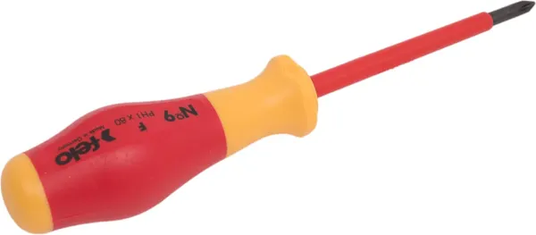 Изображение товара Отвертка Felo Диэлектрическая крестовая PH1X80 / 91410290