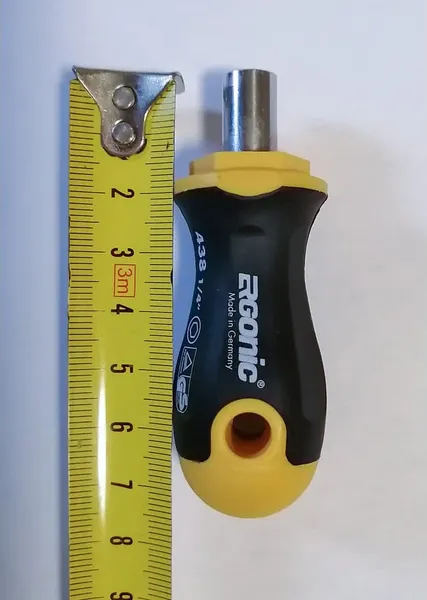 Изображение товара Отвертка Felo Ergonic Stubby под биты 1/4" / 46902640
