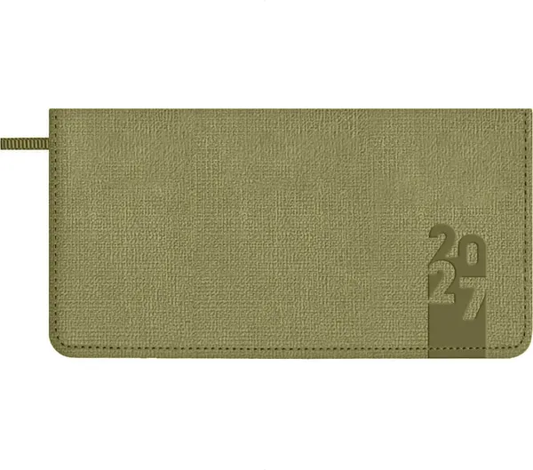Изображение товара Еженедельник Escalada Лен 2027 / 73641 (64л, зеленый)